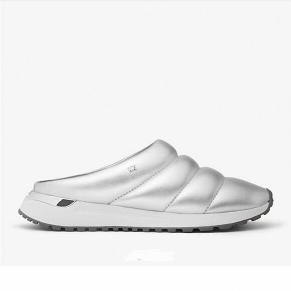 Michael Kors Epic Slip-On Metallic Quilted Leather Sz 8.5M - Picture 2 of 8